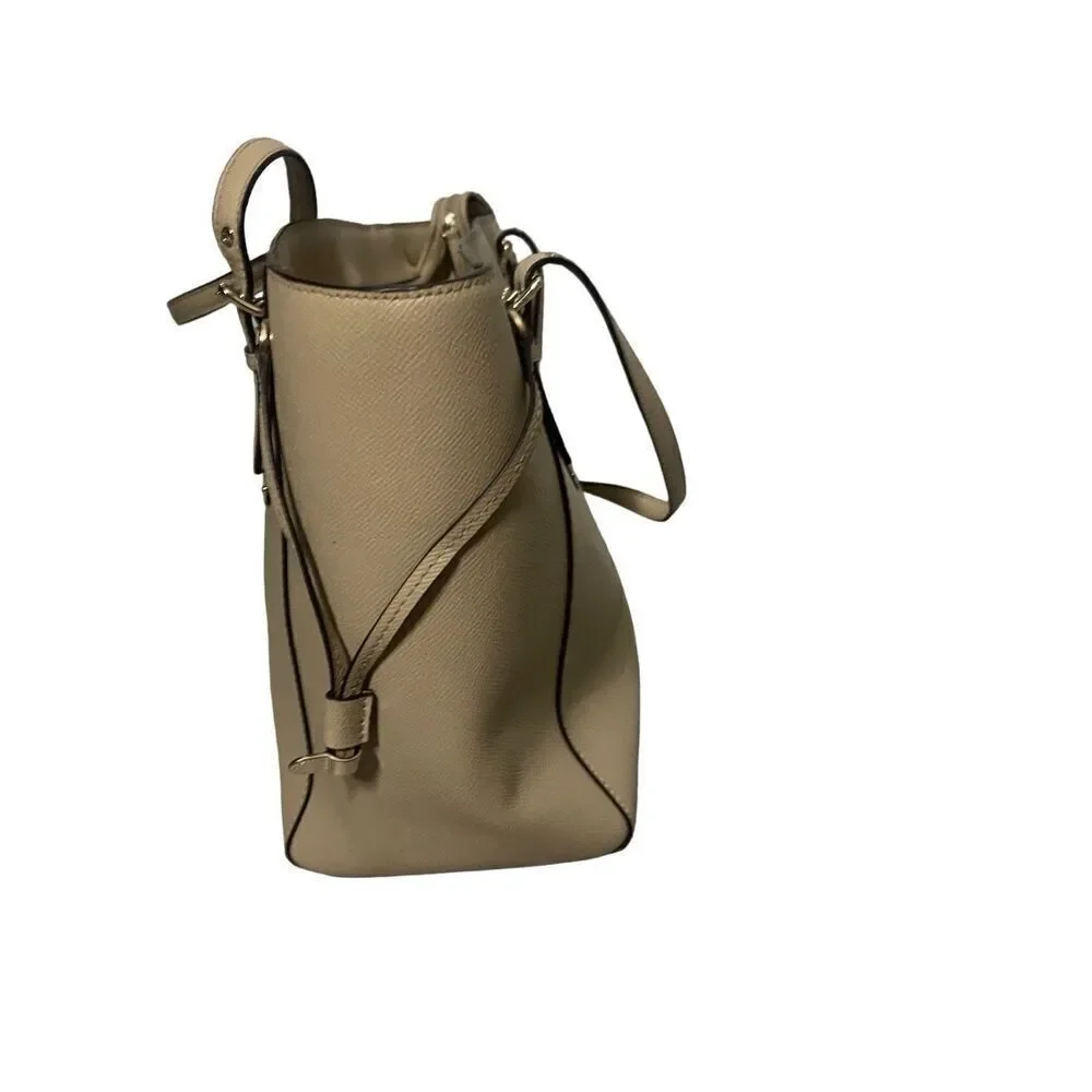 Michael Kors Voyager Medium Crossgrain Leather Tote Bag